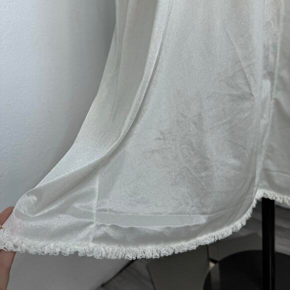Vintage slip dress sheer white - Picture 6 of 8